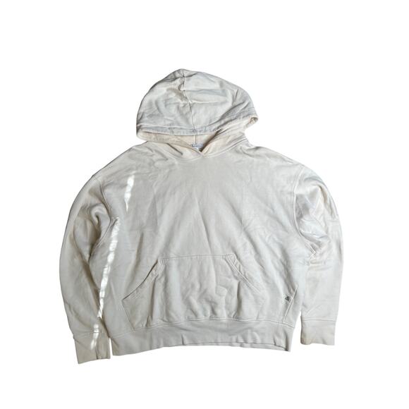 WeWoreWhat White Women Basic Hoodie Size Large - Picture 1 of 7